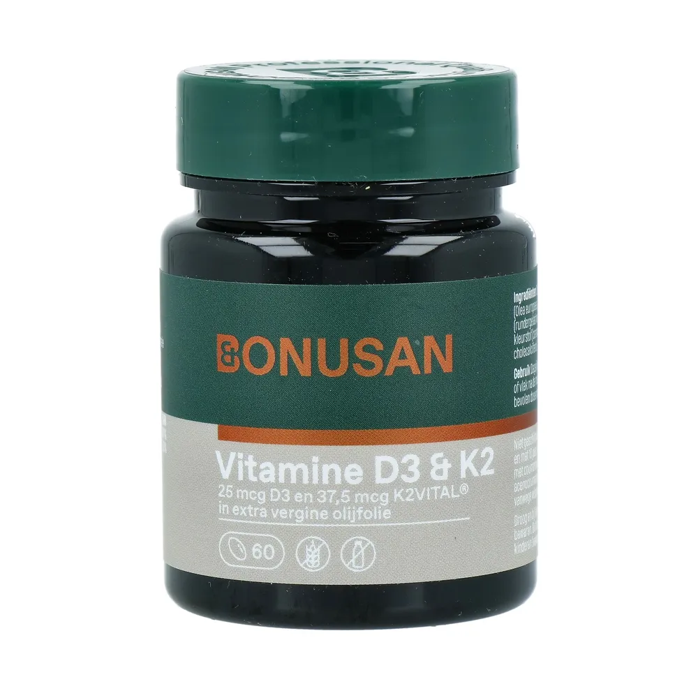 Bonusan Vitamine D3 & K2 Softgels