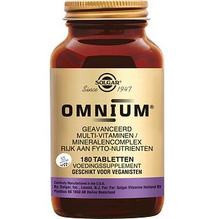 Solgar Omnium® Multivitamine Tabletten 180TB