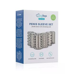 EasyToys Penis Sleeve Set 6-delig 1ST EasyToys Penis Sleeve Set 6-delig 1ST