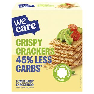 WeCare Lower Carb Crispy Crackers 100GR