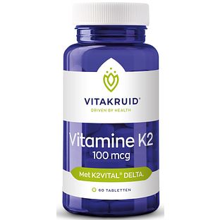 Vitakruid Vitamine K2 100 mcg Tabletten 60TB