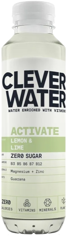 Clever Water Activate Lemon & Lime 500ML