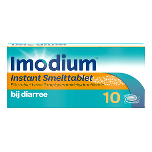 Imodium 2mg Instant Smelttablet 10TB Imodium 2mg Instant Smelttablet 10TB
