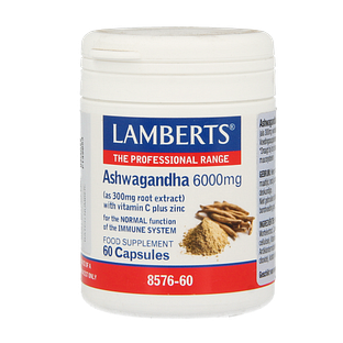 Lamberts Ashwagandha 6000mg Capsules 60CP Lamberts Ashwagandha 6000mg Capsules 60CP