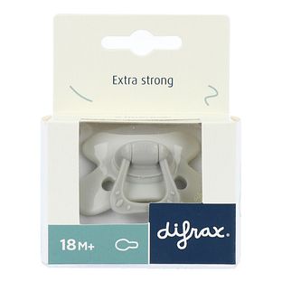 Difrax Fopspeen Natural 18+ Maanden SE Grey Agate 1ST