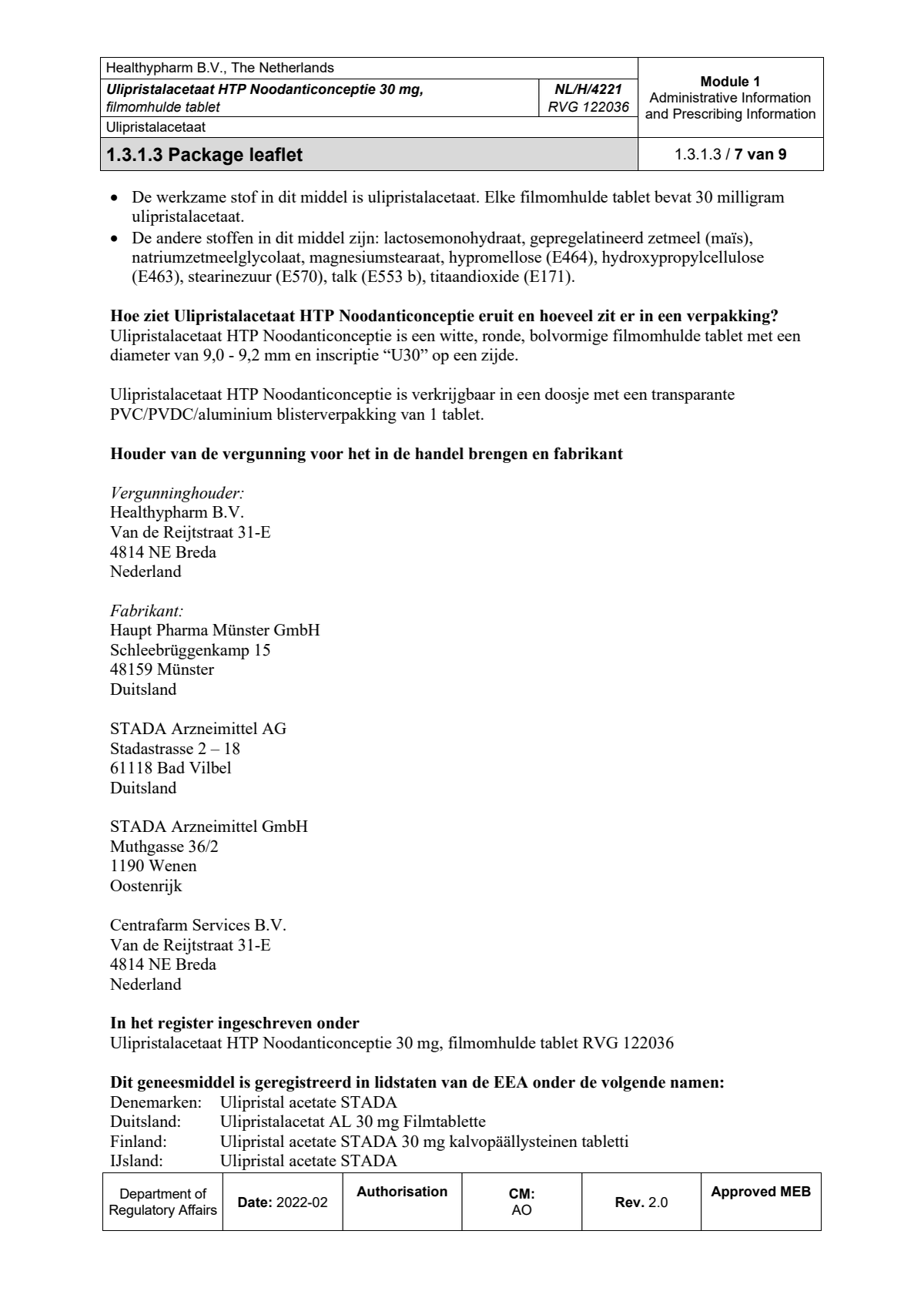 Noodanticonceptie afbeelding van document #7, leaflet