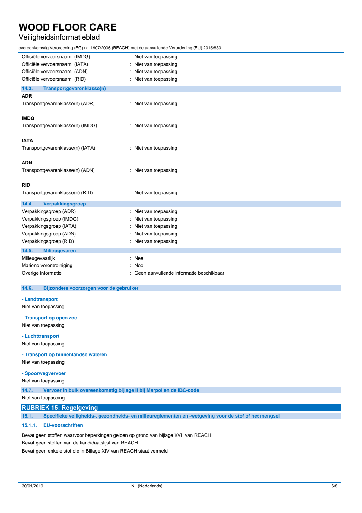 Wood Care Hout Reiniger afbeelding van document #6, info_folder