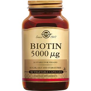 Solgar Biotine 5000 mcg Capsules 50VCP