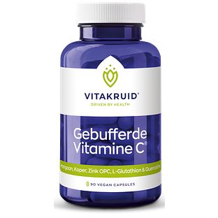 Vitakruid Gebufferde Vitamine C met oa Zink OPC Quercetine 90CP
