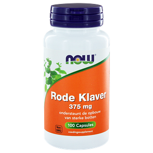 NOW Rode Klaver 375mg Capsules 100VCP