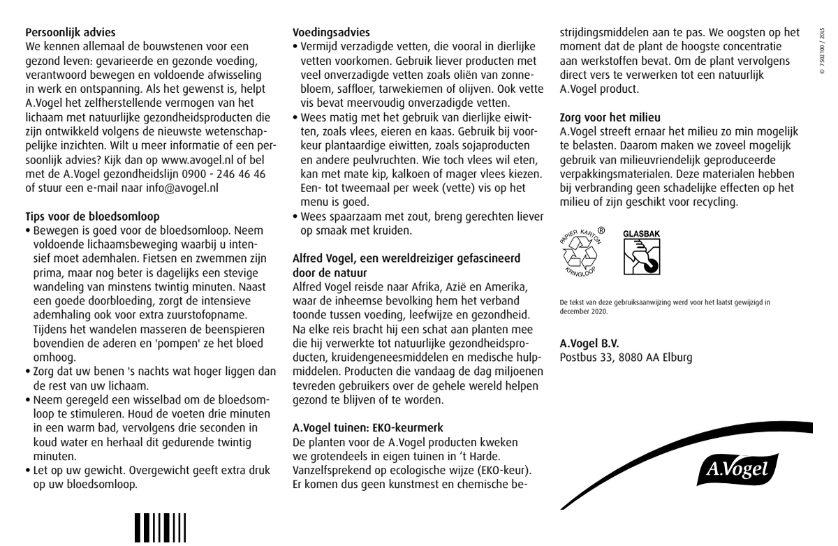 Arnica Hart en Bloedvaten Druppels afbeelding van document #2, leaflet
