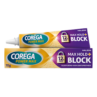 Corega Power Max Max Hold+ Block Kleefcrème 70GR