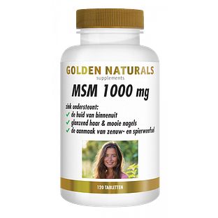 Golden Naturals MSM 1000 mg Tabletten 120TB