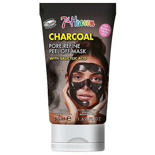 7th Heaven Charcoal Porien Verfijnende Peel-Off Masker met Salicylzuur 50ML