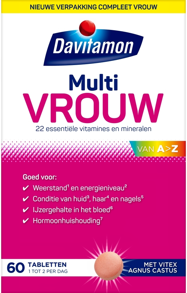 Davitamon Multi Vrouw Tabletten 60TB