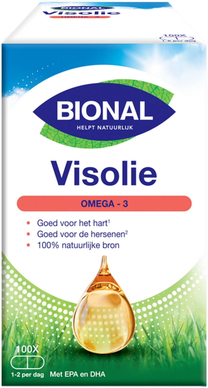Bional Visolie Omega-3 Vetzuren Capsules 100st afbeelding