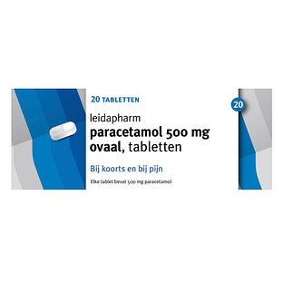Leidapharm Leida Paracetamol Ovaal 500mg 20TB