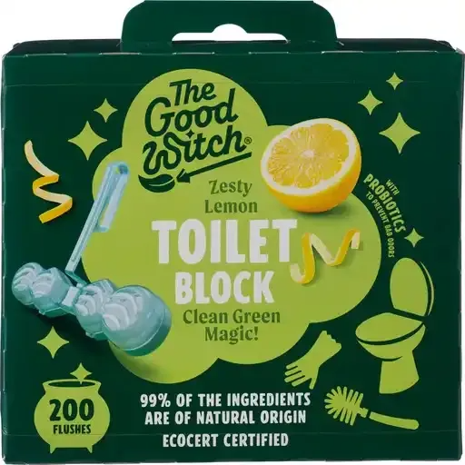 The Good Witch Zesty Lemon Toilet Block