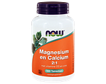 NOW Magnesium & Calcium 2:1 Tabletten 100TB NOW Magnesium & Calcium 2:1 Tabletten 100TB