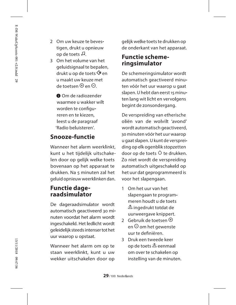 Wake-Up Light Scents afbeelding van document #10, instructions