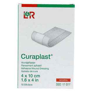 L&R Curaplast Pleister 4 x 10 cm Sensitive 10ST L&R Curaplast Pleister 4 x 10 cm Sensitive 10ST