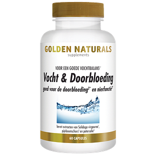 Golden Naturals Vocht & Doorbloeding Capsules 60CP