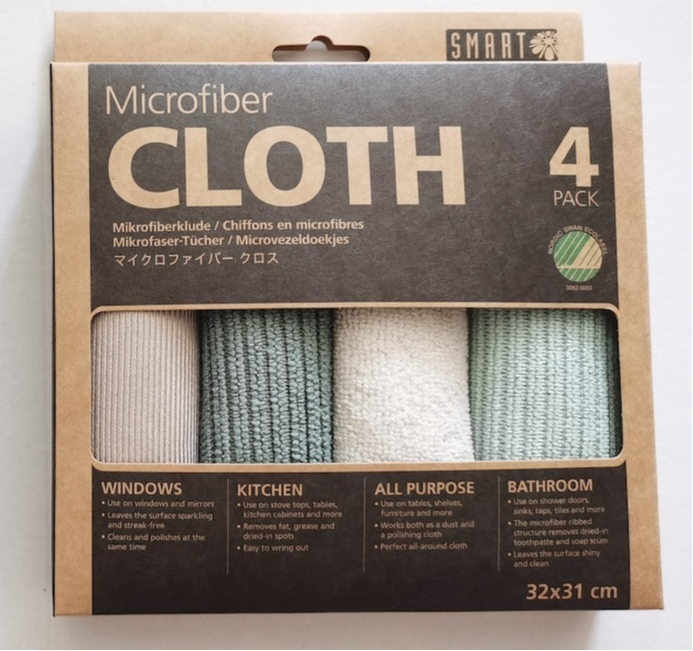 Smart Microfiber System Microvezeldoekjes Grijs afbeelding