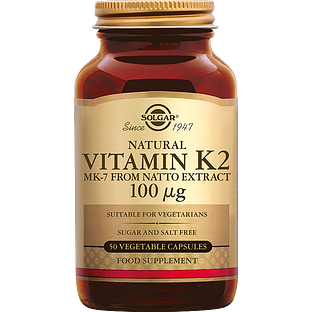 Solgar Vitamine K2 100 mcg Capsules 50VCP