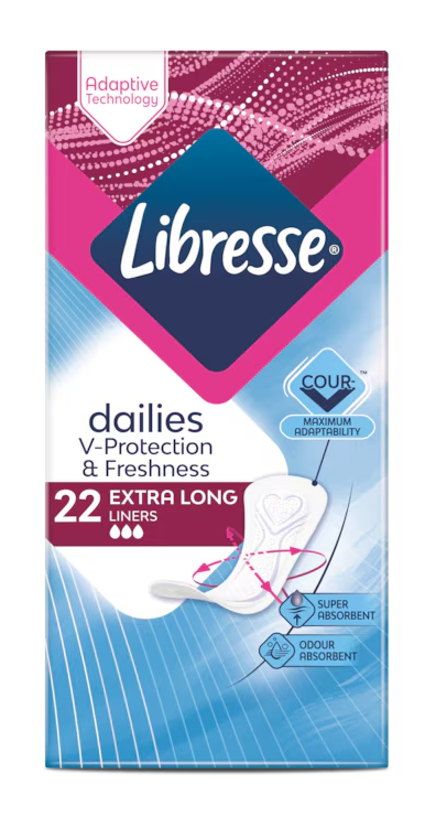 Libresse Dailies Extra Long Inlegkruisjes