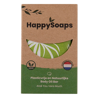 HappySoaps Aloë Vera Body Oil Bar 70GR