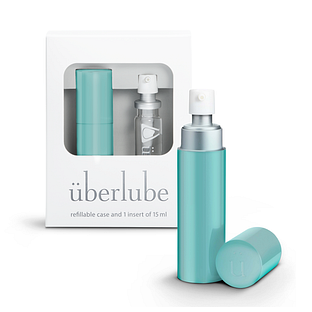 Uberlube Hervulbaar Glijmiddel Turquoise 15ML Uberlube Hervulbaar Glijmiddel Turquoise 15ML