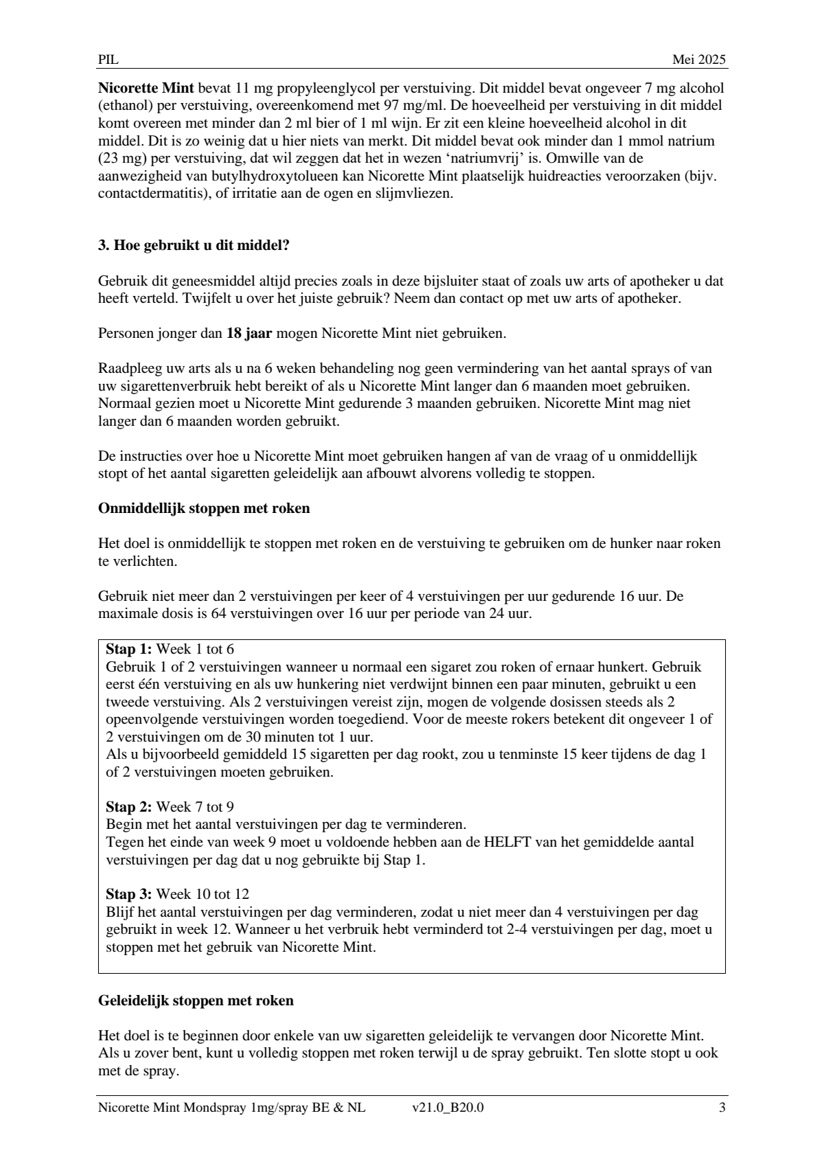 Mint Mondspray afbeelding van document #3, leaflet