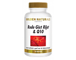 Golden Naturals Rode Gist & Q10 Tabletten 120VTB Golden Naturals Rode Gist & Q10 Tabletten 120VTB