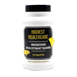 Highest Healthcare Magnesium Bisglycinaat Taurine Tabletten 90TB