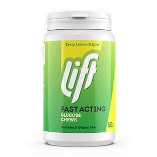 Lift Fast Acting Glucose Kauwtabletten - Citroen 50TB Lift Fast Acting Glucose Kauwtabletten - Citroen 50TB