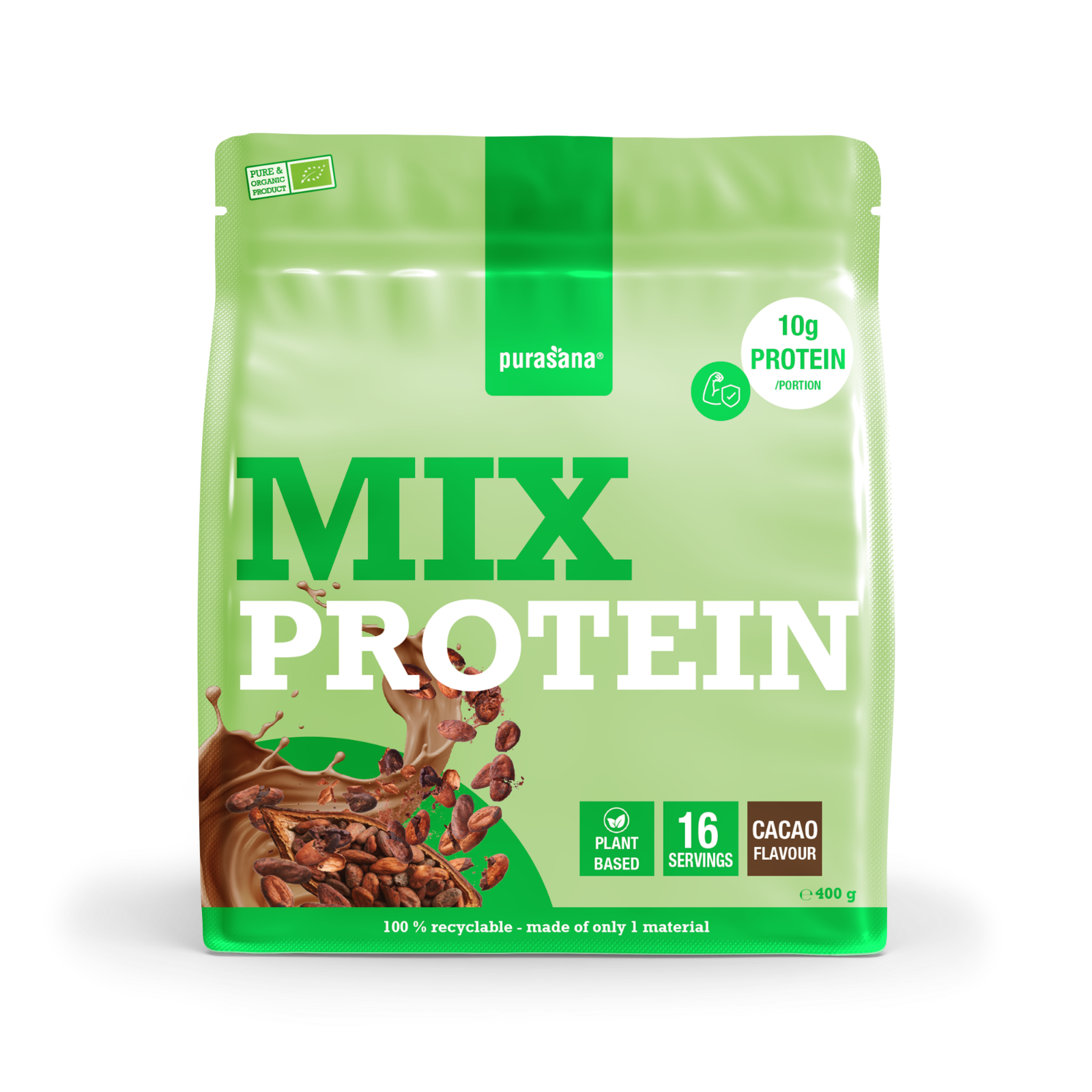 Purasana Mix Protein Powder Cacao 400GR