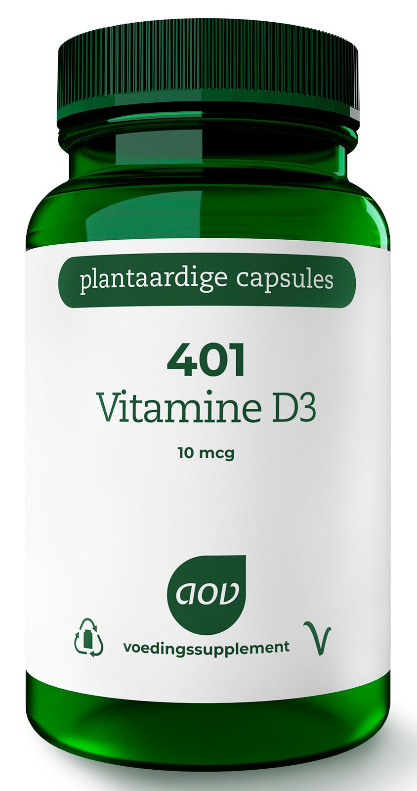 AOV 401 Vitamine D3 10 mcg Vegacaps 60VCP