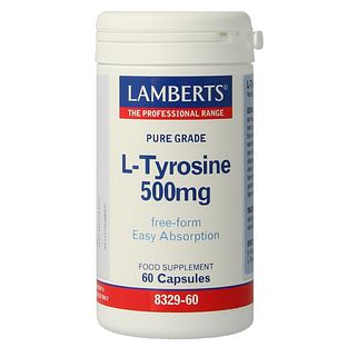 Lamberts L-tyrosine 500mg Capsules 60CP Lamberts L-tyrosine 500mg Capsules 60CP