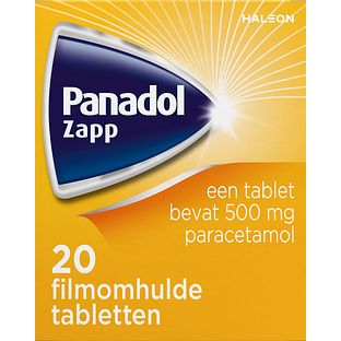 Panadol Zapp 500 mg Filmomhulde Tabletten 20ST