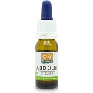 Mattisson HealthStyle CBD Olie 2.78% 10ML Mattisson HealthStyle CBD Olie 2.78% 10ML