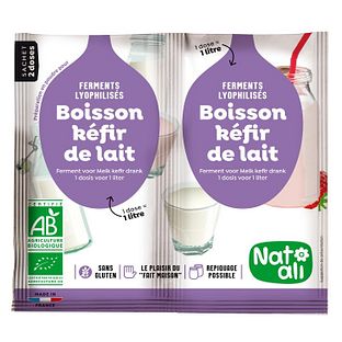 Nat-Ali Fermenten Kefir Melk 12GR Nat-Ali Fermenten Kefir Melk 12GR