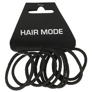 Hair Mode Endless Haarelastiek Zwart 8ST