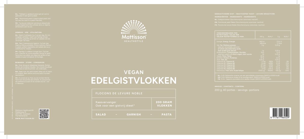 Absolute Edelgistvlokken afbeelding van document #1, label