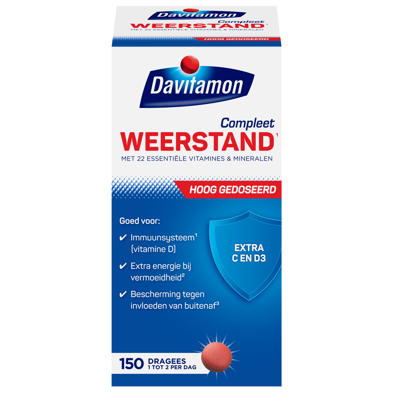 Davitamon Compleet Weerstand Hoog Gedoseerd Dragees afbeelding