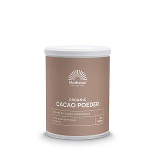 Mattisson HealthStyle Biologische Cacao Poeder 100GR