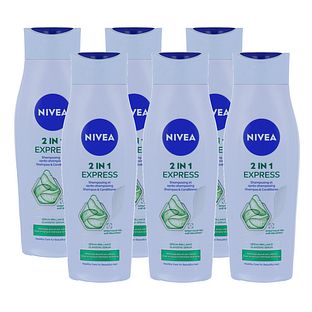 Nivea 2in1 Care Express Voordeelverpakking 6x250ml 6x250ML Nivea 2in1 Care Express Voordeelverpakking 6x250ml 6x250ML