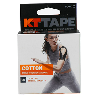 KT Tape Elastic Sports Tape Strips Zwart 20ST