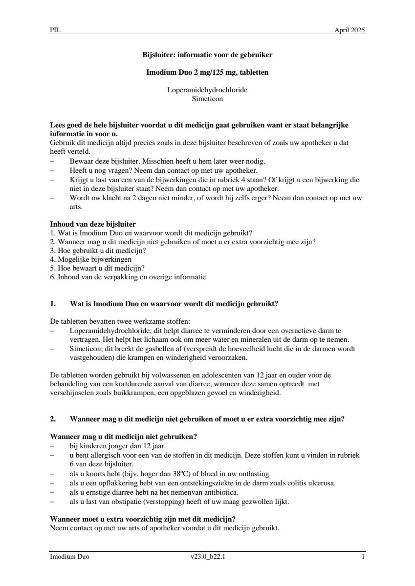 DUO Tabletten afbeelding van document #1, leaflet