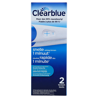 Clearblue Zwangerschapstest Snelle Detectie 2ST