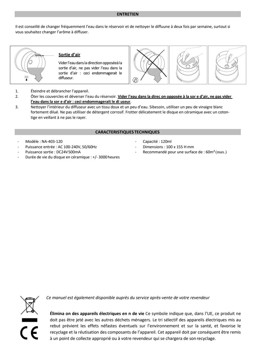 Leaves Aroma Diffuser afbeelding van document #10, instructions
